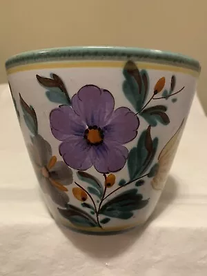 Buy Vintage Flora Gouda Holland Hand Painted Pottery Planter • 27.96£