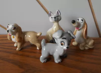 Buy LADY AND THE TRAMP Hat Box Series Wade Whimsies SCAMP, DACHSIE, LADY, SIAMESE AM • 9.99£