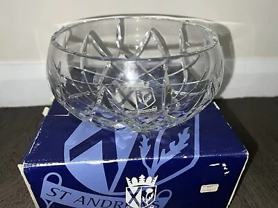 Buy Royal Doulton Finest Crystal Glass Spring Prague Line Bowl 6'' St Andrews • 24.95£