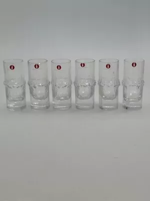 Buy NIVA Set Of 6 Cordial Shot Schnapps Glasses  Tapio Wirkkala IITTALA Finland • 60.20£