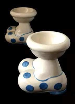 Buy Carlton Ware Lustre Pottery Egg Cups With Spotty  Feet C1980 • 14.99£