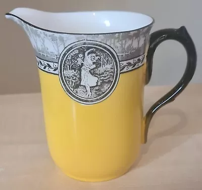 Buy Shelley Yellow Cameo 2046 Vincent Milk Jug 1920s 4  • 5£