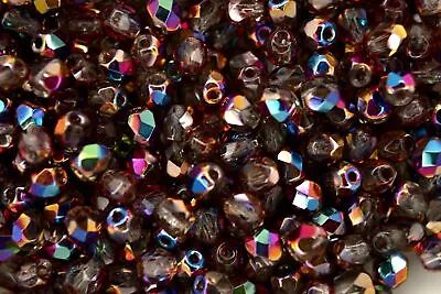 Buy 120+ Pieces Czech Glass 4mm Fire Polished Facelet Beads Jewelry Making 84 Colors • 4£