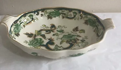 Buy VINTAGE Masons Patent Ironstone CHARTREUSE Oval Serving Dish • 14.99£
