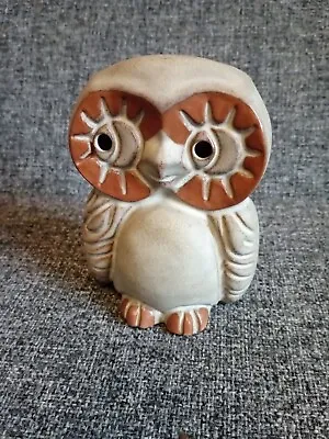 Buy Vintage Shelf Pottery Halifax Owl Money Box With Stopper And Original Label  • 7£