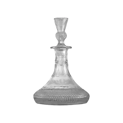 Buy EDINBURGH Crystal - THISTLE Cut - Ships Decanter / Decanters - 11  (2nd) • 295£