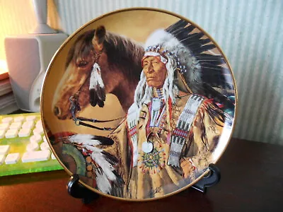 Buy Franklin Mint Fine Porcelain Limited Edition Plate Pride Of The Sioux • 10.99£