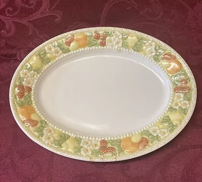 Buy Della Robbia By METLOX - POPPYTRAIL - VERNON 11  Oval Serving Platter • 11.18£