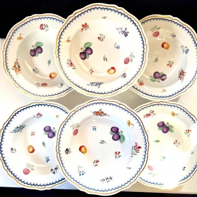 Buy Richard Ginori 1735 Italian Fruit Bowl Set Of 6 20cm Hand Paint Tableware JP NEW • 327.88£
