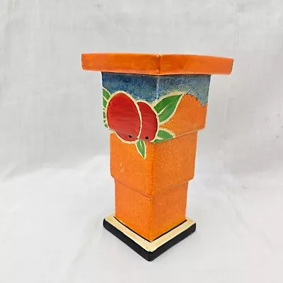 Buy Superb Clarice Cliff Bizarre Vase Shape Number 369A In The Citrus Orange Pattern • 3,450£