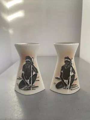 Buy Vintage Aboriginal Anna Australian Hand Painted Pottery Salt And Pepper • 4£