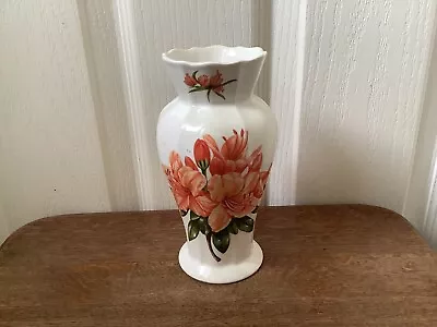 Buy Vintage Aynsley Fine Bone China  Chelsea Flowers  Pink Floral Vase • 4.99£