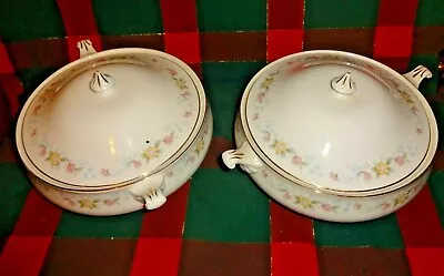 Buy Vintage Salisbury Floral Bone China 2 X Tureens • 16£