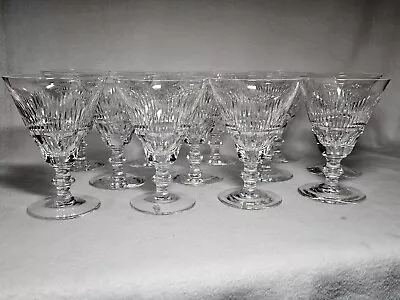Buy Set Of 12 Signed Waterford Mourne Cut Crystal Water Goblets  Vintage • 554.50£