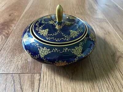 Buy Lindner Kueps Bavaria Echt Cobalt Lidded Dish • 18.63£