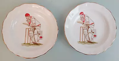 Buy Collectible Vintage Pair Of Duchess Bone China Trinket Dishes Cricket Design • 7£
