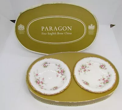 Buy Paragon Fine Bone China Victoriana Rose Decorative Small Plates • 9.99£