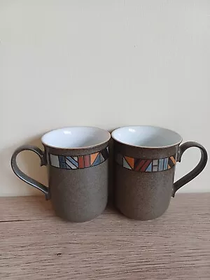 Buy Denby Marrakesh Straight Sided Mugs X 2 - 1st Quality - ( B ) • 40£