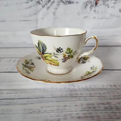 Buy Royal Vale Bone China Tea Cup And Saucer Autumn Fall Leaves Made In England • 9.31£
