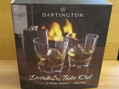 Buy DARTINGTON Whisky Glasses & Hip Flask • 15£