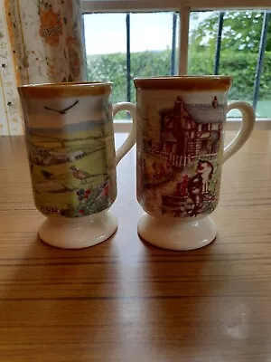 Buy Presingoll Pottery X2 Footed Mugs • 10£