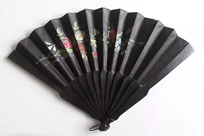 Buy Vintage Spanish Hand Painted Folding Fan • 9.99£