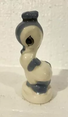 Buy Szeiler Miniature Ceramic Coy Grey White Duckling Figurine - Duck • 10£