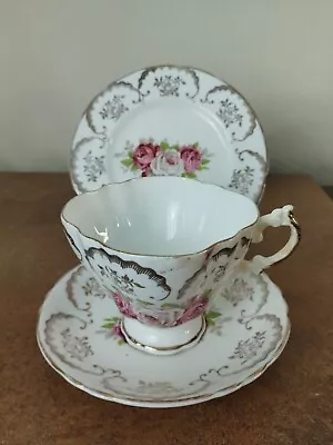 Buy Vintage Dresden, Fine Bone China, Tea Cup, Saucer & Plate Trio • 5.95£
