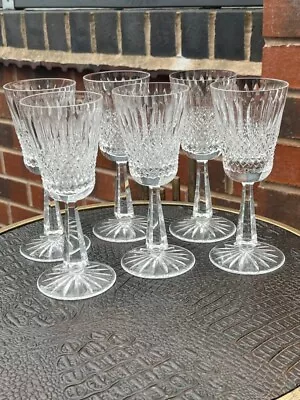 Buy Vintage Galway Crystal Claddagh Wine Glasses X 6 • 195£