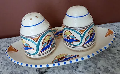 Buy Honiton Pottery Vintage Salt & Pepper Pots On Stand • 2.49£