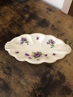 Buy Vintage Royal Stafford Pottery A J Wilkinson Honeyglaze Oval Dish/Plate/Bowl • 7.99£