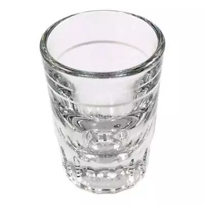 Buy Set Of 2 Or 4 White Lined Espresso Shot Glasses - 2oz 60ml Coffee Measure • 11.99£