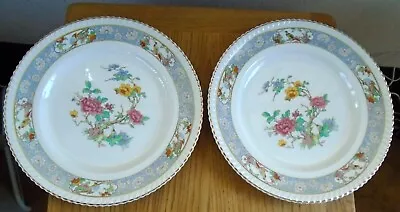 Buy 2 X Vintage Old English Floral Dinner Plates By Johnson Brothers • 3£