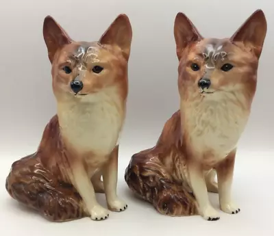 Buy Coopercraft Ceramic Figurines - Foxes X 2 In Good Condition • 10£
