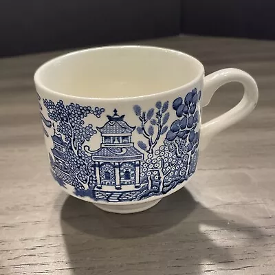 Buy Churchill England Blue Willow 8oz Coffee Tea Mug Cup Or Handled Soup Bowl • 8.38£