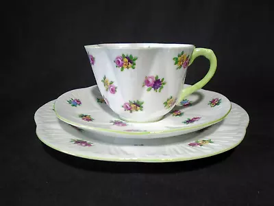 Buy Shelley 2325 Ratauds Yutoi Pattern Dainty Tea Cup, Saucer & Side Plate Trio • 24.95£