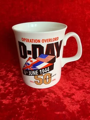 Buy D-Day 50th Anniversary  Souvenir Mug-Fine Bone China-WW2-Royal Navy-Army-RAF-USA • 7.99£