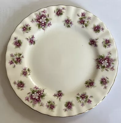 Buy Vintage Royal Albert Sweet Violets Tea / Side Plate - Bone China 16cm Diameter • 5.99£