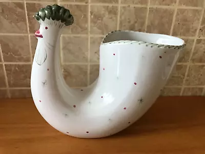 Buy Hand Painted Rye Pottery Chicken / Cockerel Vase • 35.50£