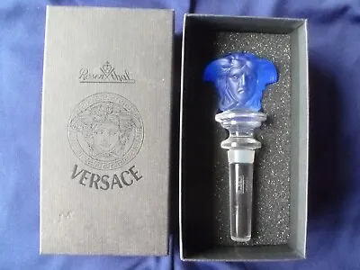 Buy Rosenthal Versace Authentic Glass Bottle Stopper In Original Box REDUCED • 50£