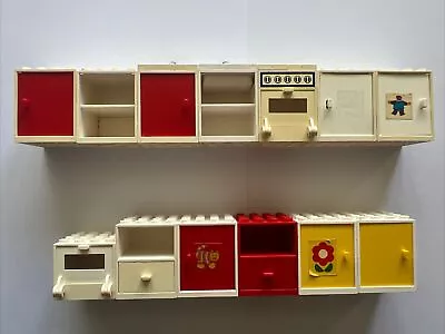 Buy LEGO Homemaker 70's Kitchen Cupboard Bundle Tap Drawer Oven Lot Bundle Rare • 11.99£