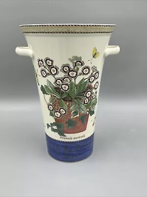 Buy Wedgewood Sarah's Garden  Double Handle Vase England. Primula, 10  Blue Signed • 116.48£