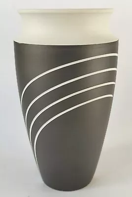Buy Wedgwood  Jasperware Black Vase Symmetry / Spiral  - 7 Inches • 90£
