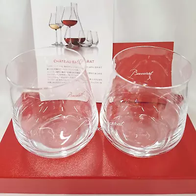 Buy Baccarat Chateau Tumbler Glass Pair Set Crystal Clear Tabeleware With Box Unused • 81.93£