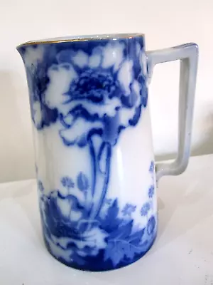 Buy ROYAL DOULTON Antique NORBURY  Flow Blue Jug / Pitcher 16 CM TALL • 4.99£