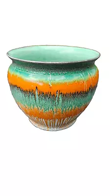 Buy Shelley Art Deco Harmony Drip Ware Jardiniere Plant Pot • 75£