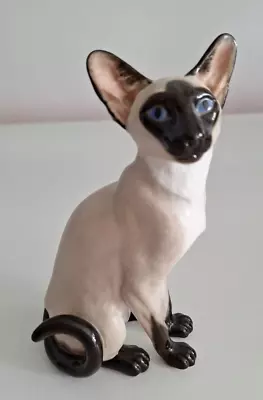 Buy John Beswick Connoisseur Collection Siamese Cat Figurine Porcelain Ornament VGC • 19.99£