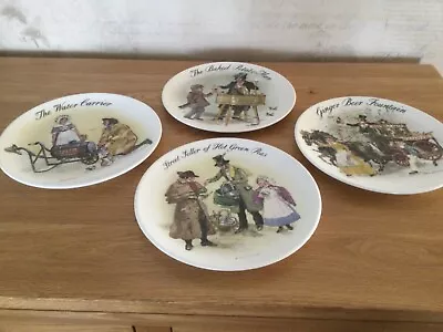 Buy The Street Sellers Of London By Wedgwood. 4 Plates From Limited Editions 1985-86 • 10£