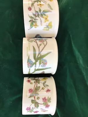 Buy Portmerion Pottery Small Jarinairs Set Of 3 In Botanical Patterns. Used. • 0.99£