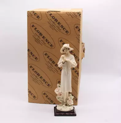 Buy GIUSEPPE ARMANI Capodimonte Figurine Lady Rose Statue Florence In Box • 4.99£